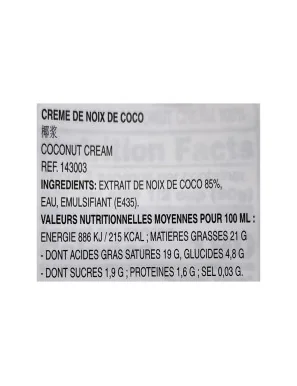 Crème de coco (250ml)