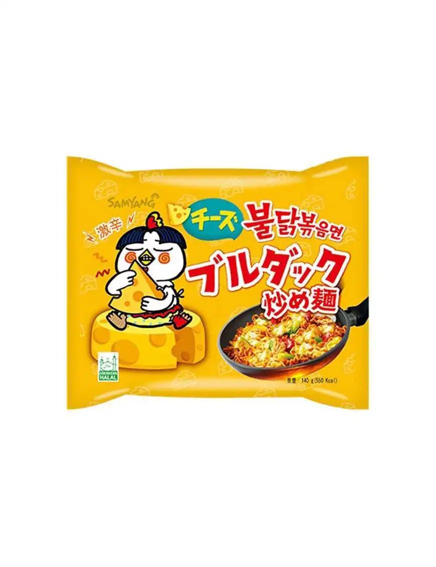 Nouilles Pimentées au Fromage Saveur Poulet (Samyang Buldak Jaune) - 1 paquet