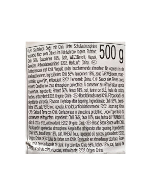 Pâte de Haricot Fermentée Pimentée (La Doubanjiang) - 500g