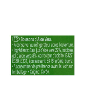 Boisson à l'Aloe Vera - 500mL