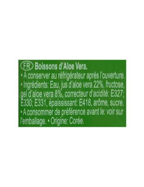 Boisson à l'Aloe Vera - 500mL