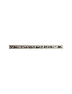 Champignons Shiitake (ou Pyogo) Séchés en Tranches (50g)