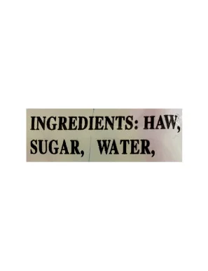 Haw Flakes - Bonbon à  l'aubépine - 110g