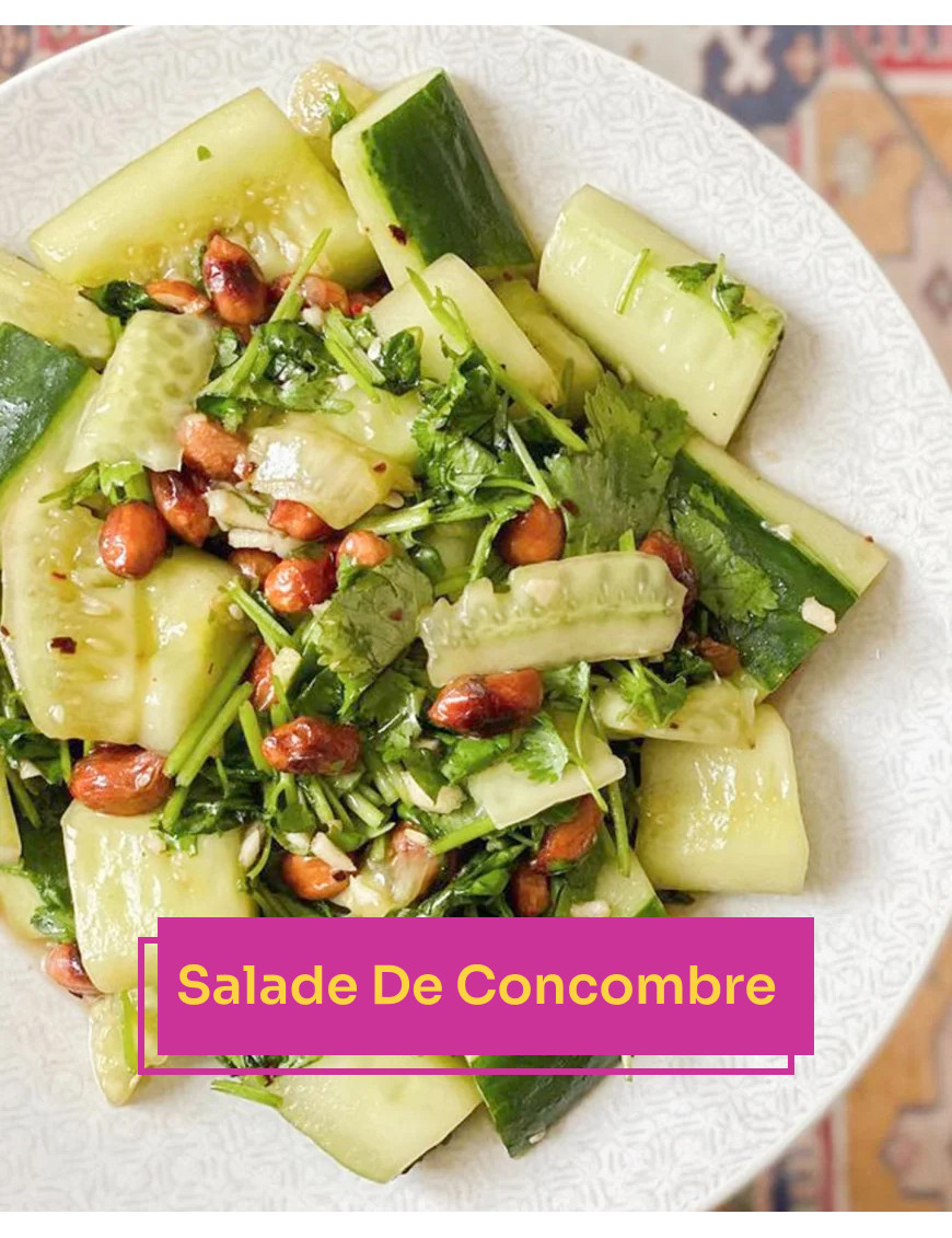 Recette de Salade de Concombre Chinoise