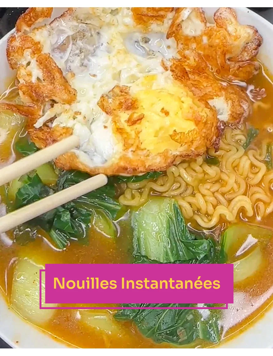 Idée de Garnitures pour les Nouilles Instantanées Jin Ramen