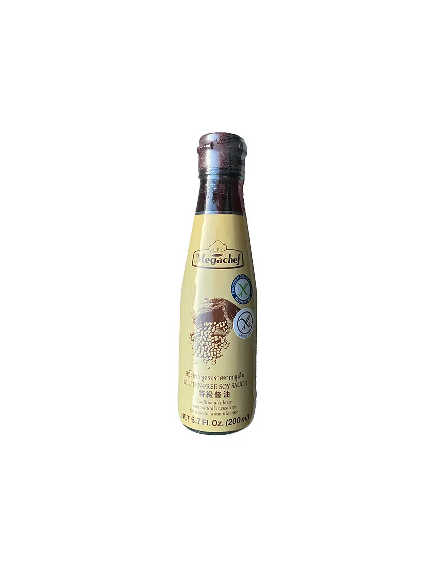 Sauce Soja Légère Sans Gluten (200ml) - Megachef