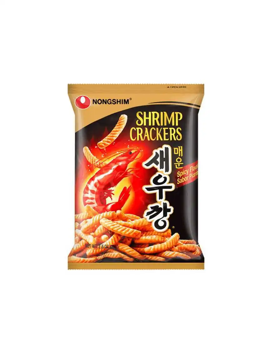 Chips Pimentées Saveur Crevettes - 75g (DDM : 14/08/2025)
