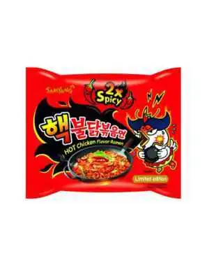 Nouilles Pimentées x2 Saveur Poulet (Samyang Buldak Rouge) - 1 paquet