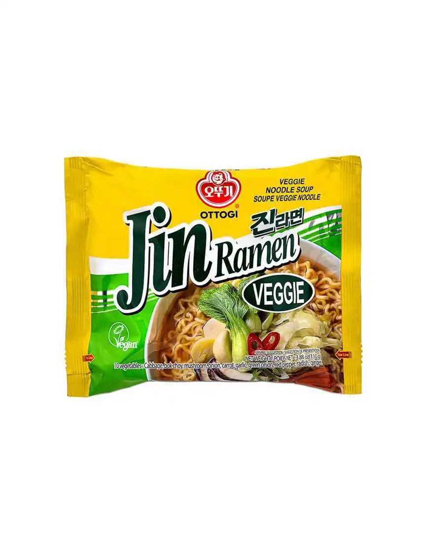 Nouilles Instantanées Jin Ramen Veggie (DDM : 19/07/2024)