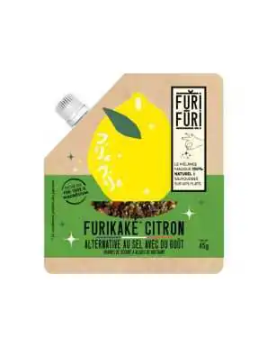 Furikake au Citron de Furifuri, Condiment Japonais (45g)