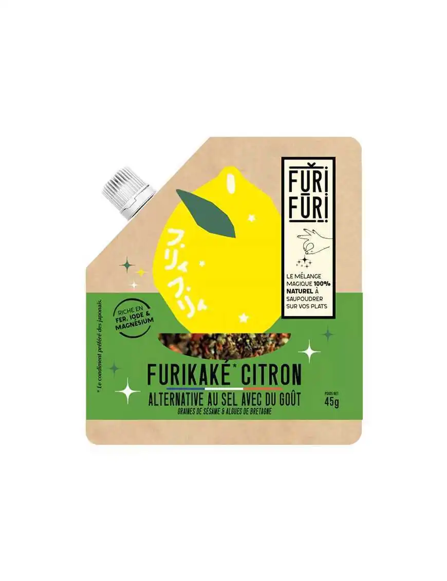 Furikake au Citron de Furifuri, Condiment Japonais (45g)