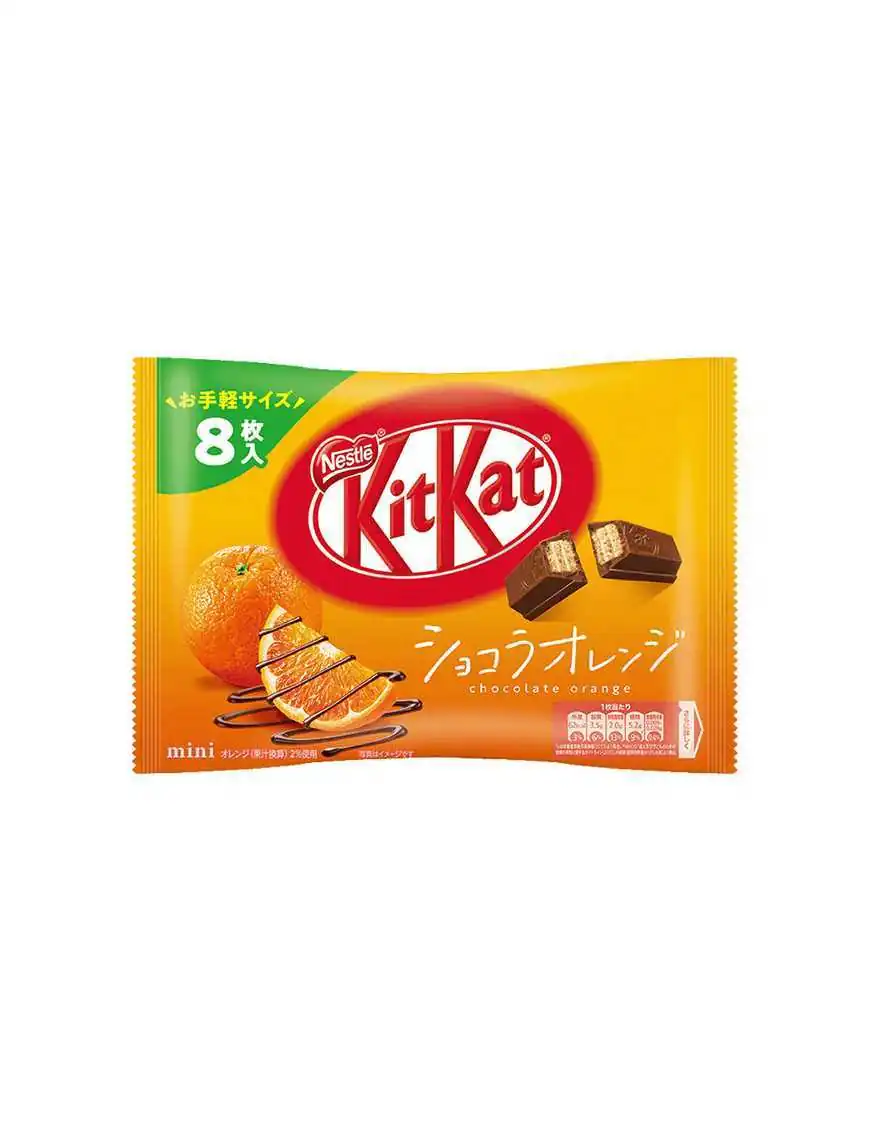 Kit Kat Orange - 7 Mini Barres (DDM : 31/07/2024)