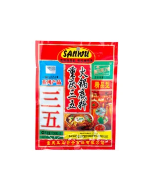 Base de Bouillon Très Pimentée pour Fondue - Sanwu