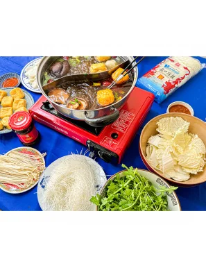 Kit Fondue - Sélection de Mama Xiaolan (pour 4-6 Personnes) 🌶️🥢