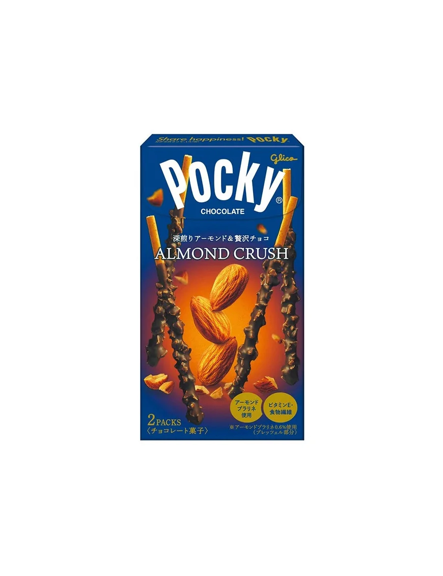 Pocky Chocolat et Crunchy Amandes (2 paquets) (DDM : 30/11/2024)