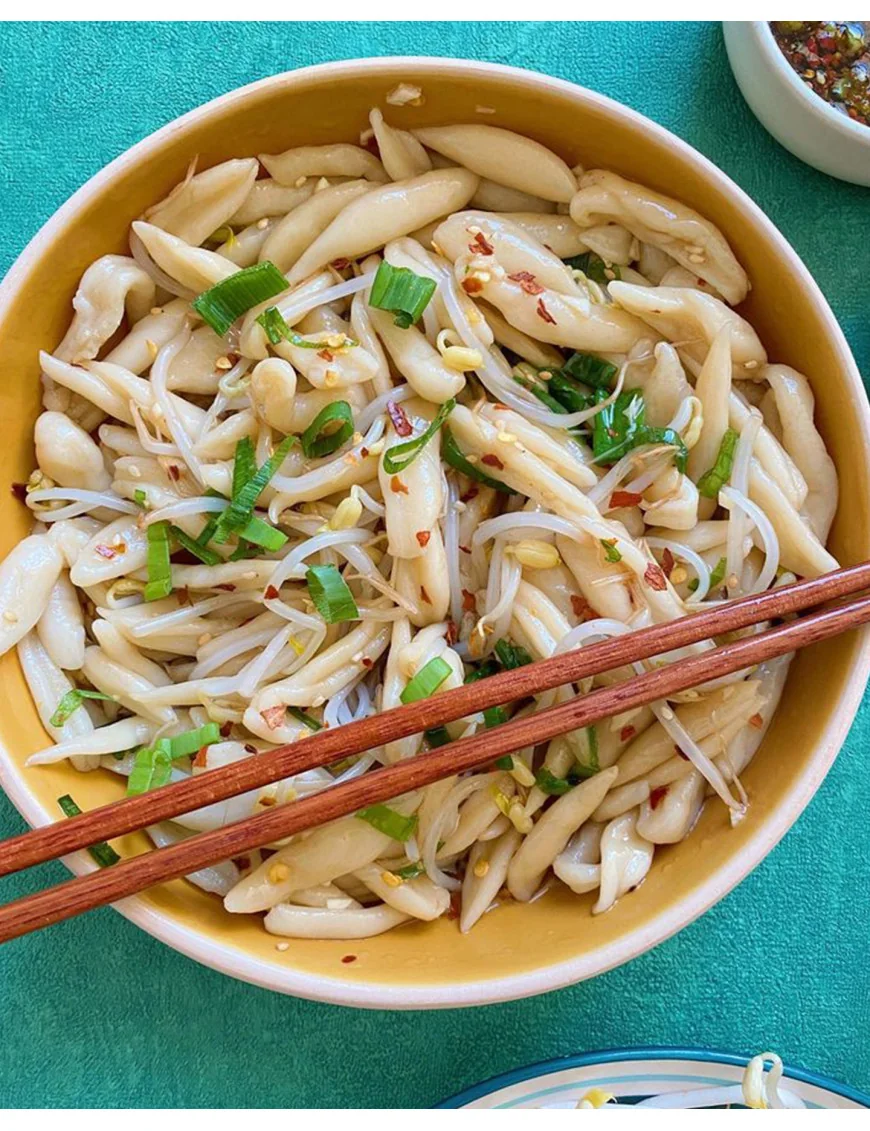 Recette de Nouilles Coupées aux Ciseaux