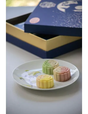 Coffret Premium de 8 Minis Gateaux de Lune Snow Skin