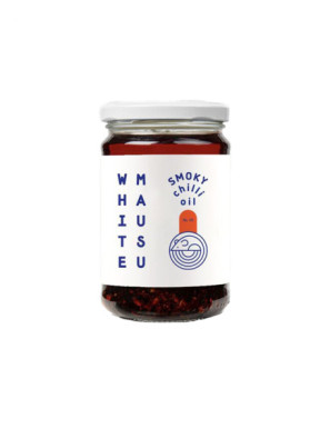 Huile Pimentée Fumée - Smoky Chili Oil - White Mausu