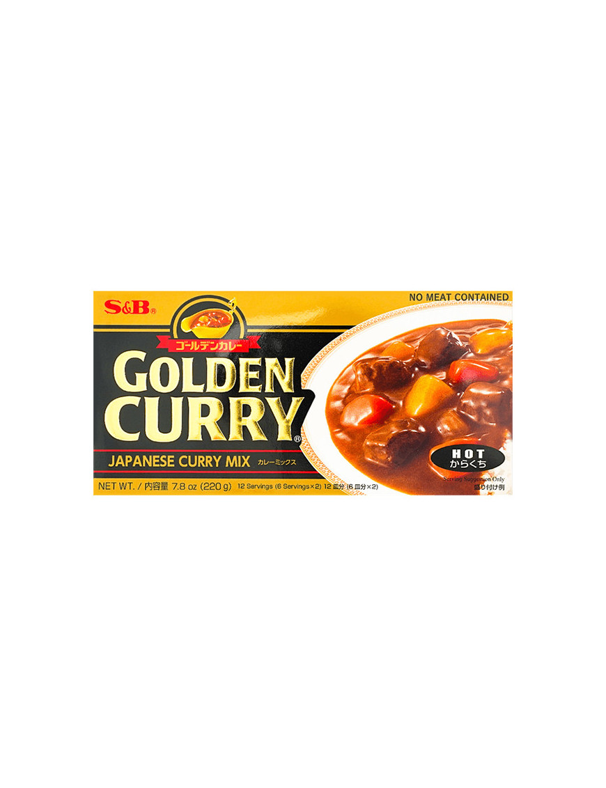 Base pour Curry Japonais Très Pimenté - Golden Curry (220g)