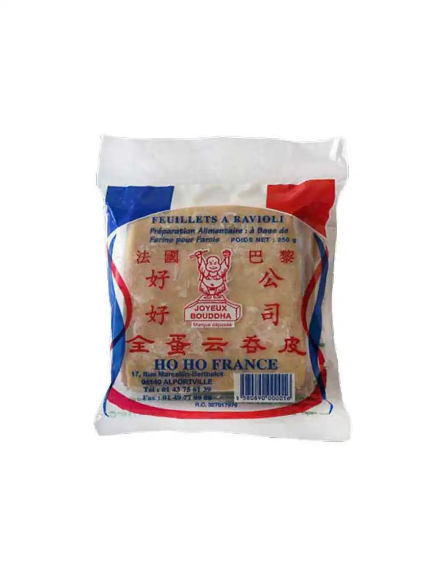 Feuilles de Wonton Fraiches (250g)