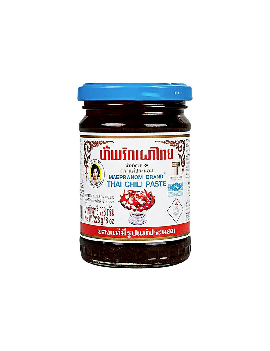 Nam Prik Pao - Pâte de Piment Thai Authentique (228g)