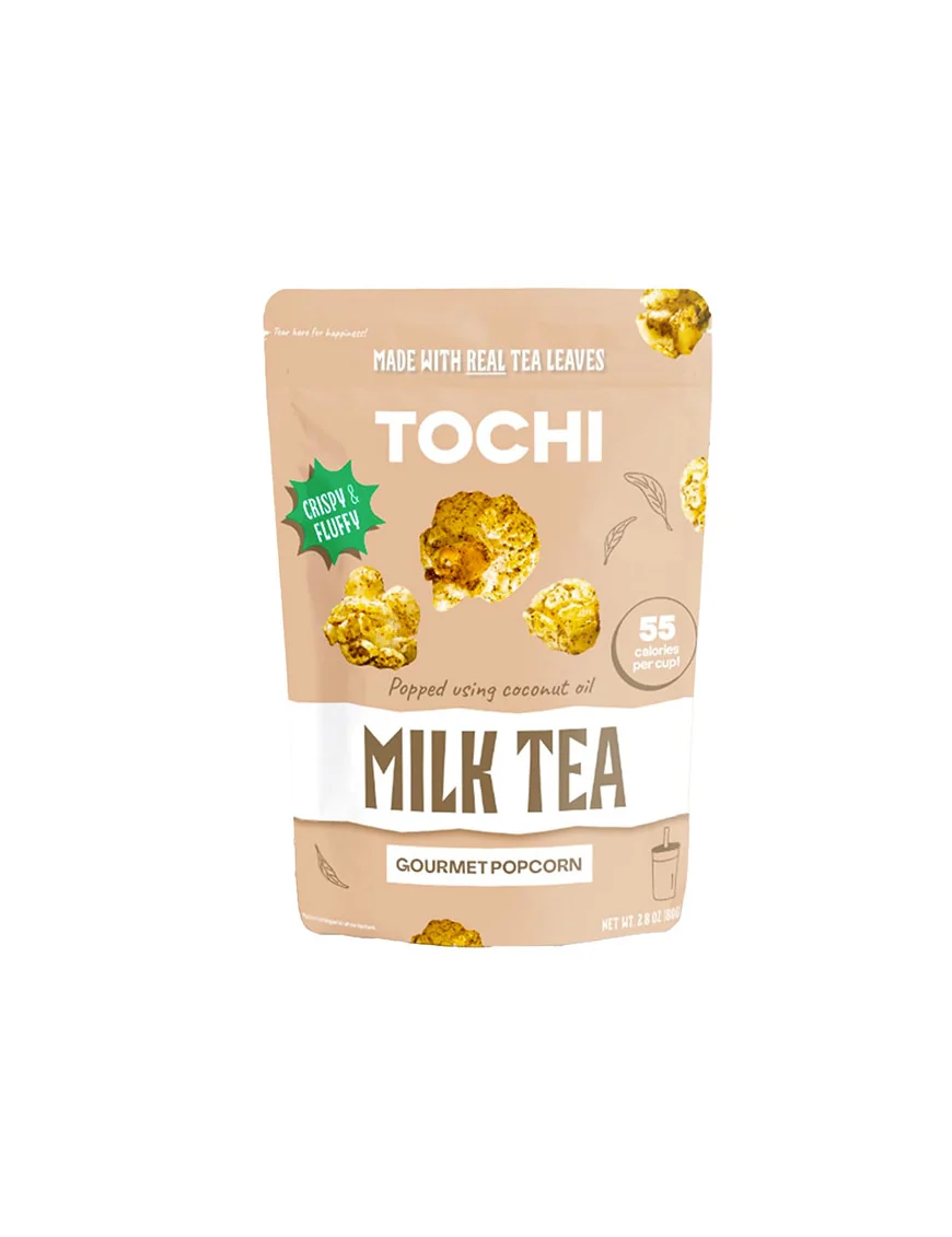 Popcorn au Thé au Lait (milk tea) - Tochi Snacks (100g)